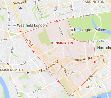 map-of-kensington-london