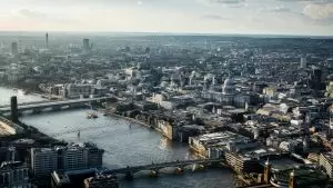 Southwark aerial view