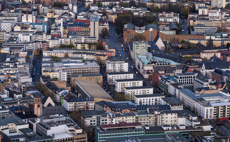 Aerial Image of UK houses